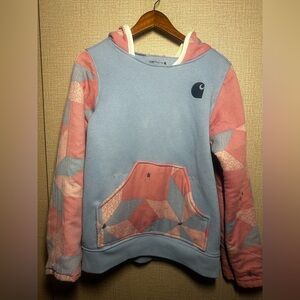 Handmade reworked Carhartt quilt hoodie